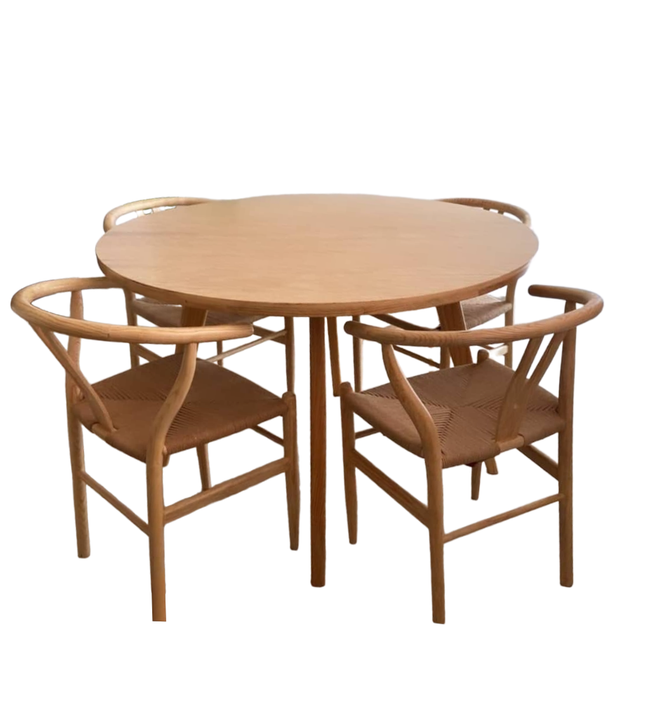 Set Comedor Skagen - Mesa + 4 Sillas