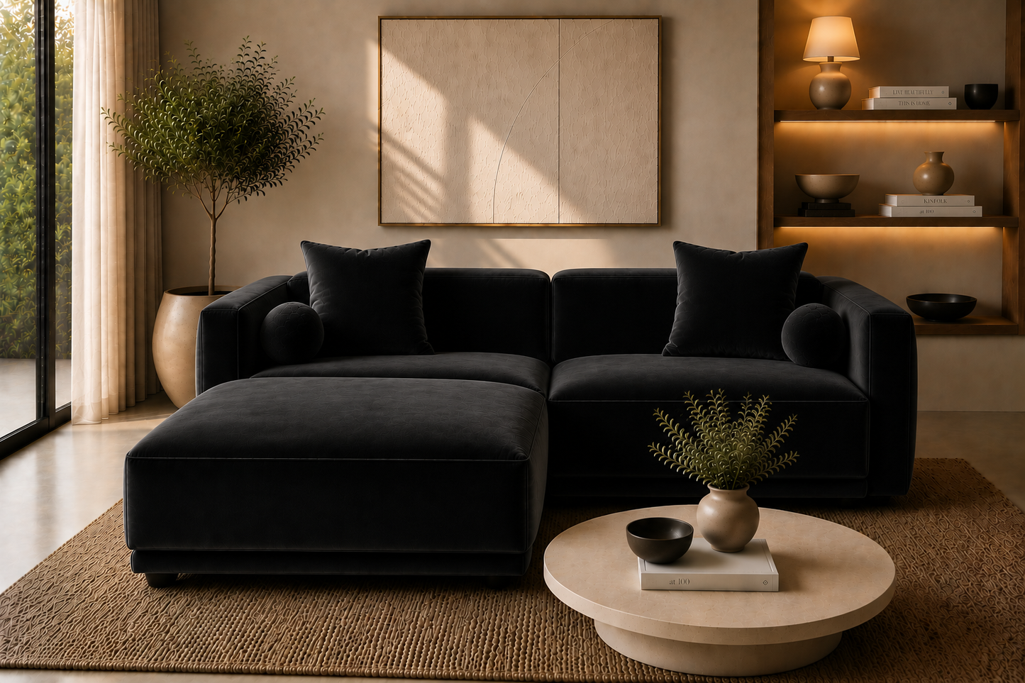 Malibu Sofa + Ottoman - 200 cm de Bay Shore
