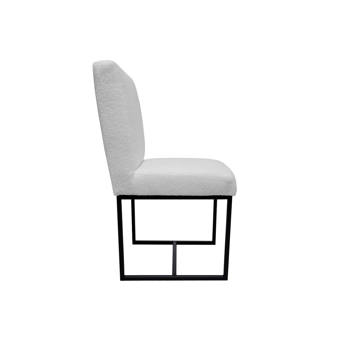 Silla Omsk de All Modern Designs - Boucle Ivory