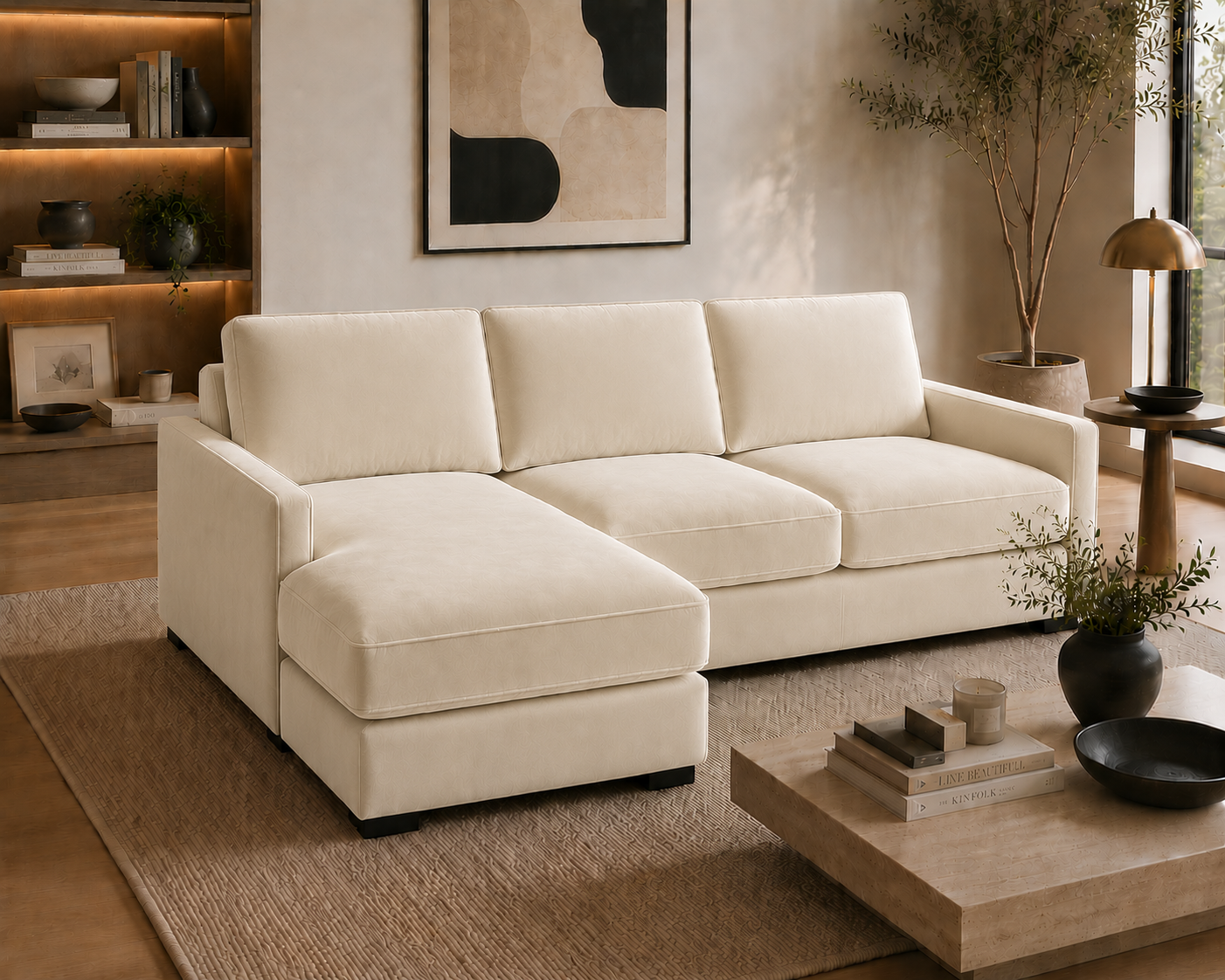 Luca Esquinero Reversible - 213 cm de Bay Shore