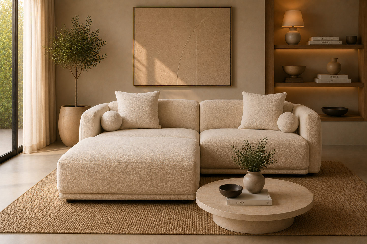 Malibu Sofa + Ottoman - 200 cm de Bay Shore