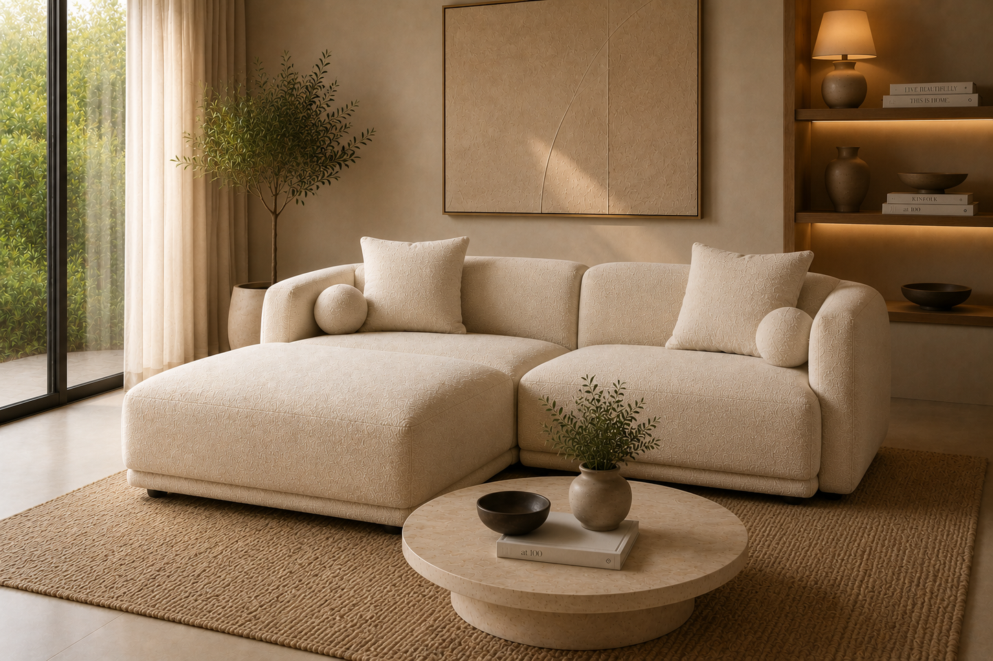 Malibu Sofa + Ottoman - 200 cm de Bay Shore