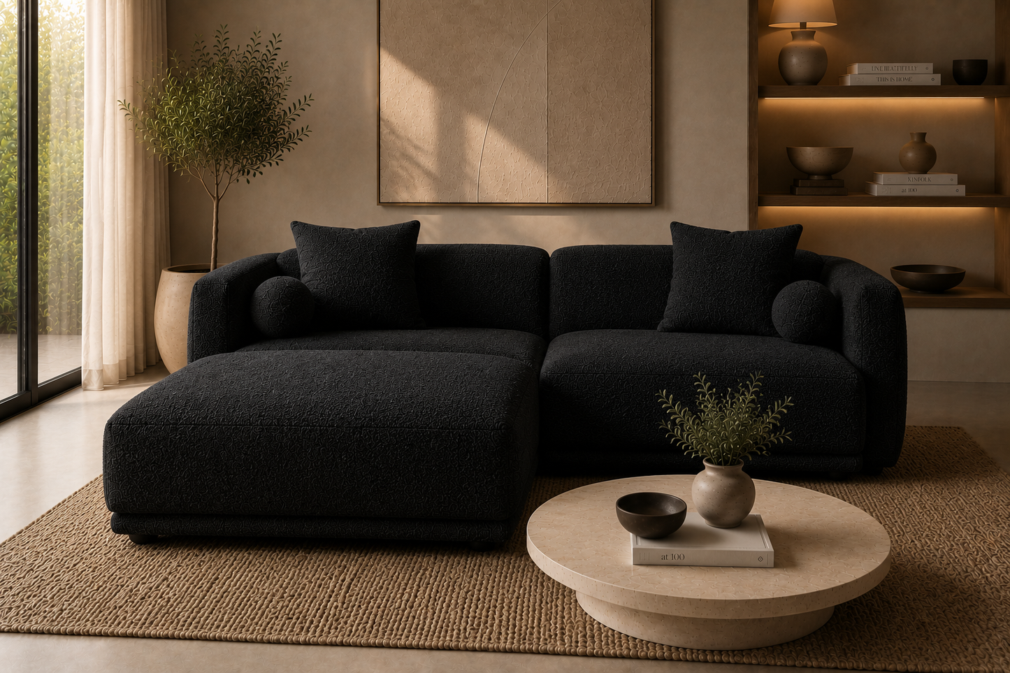 Malibu Sofa + Ottoman - 200 cm de Bay Shore