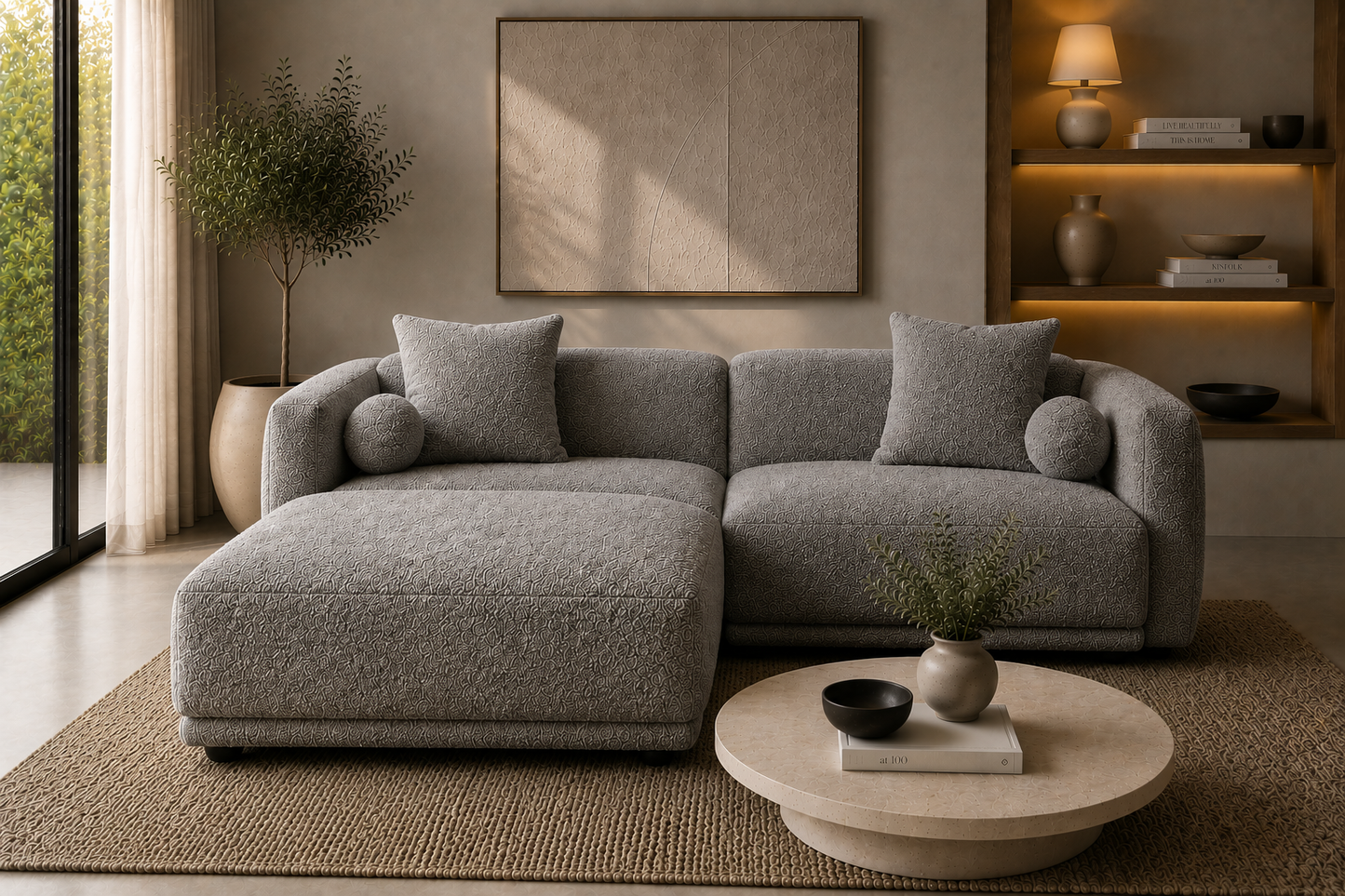 Malibu Sofa + Ottoman - 200 cm de Bay Shore