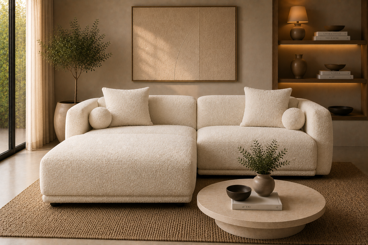 Malibu Sofa + Ottoman - 200 cm de Bay Shore