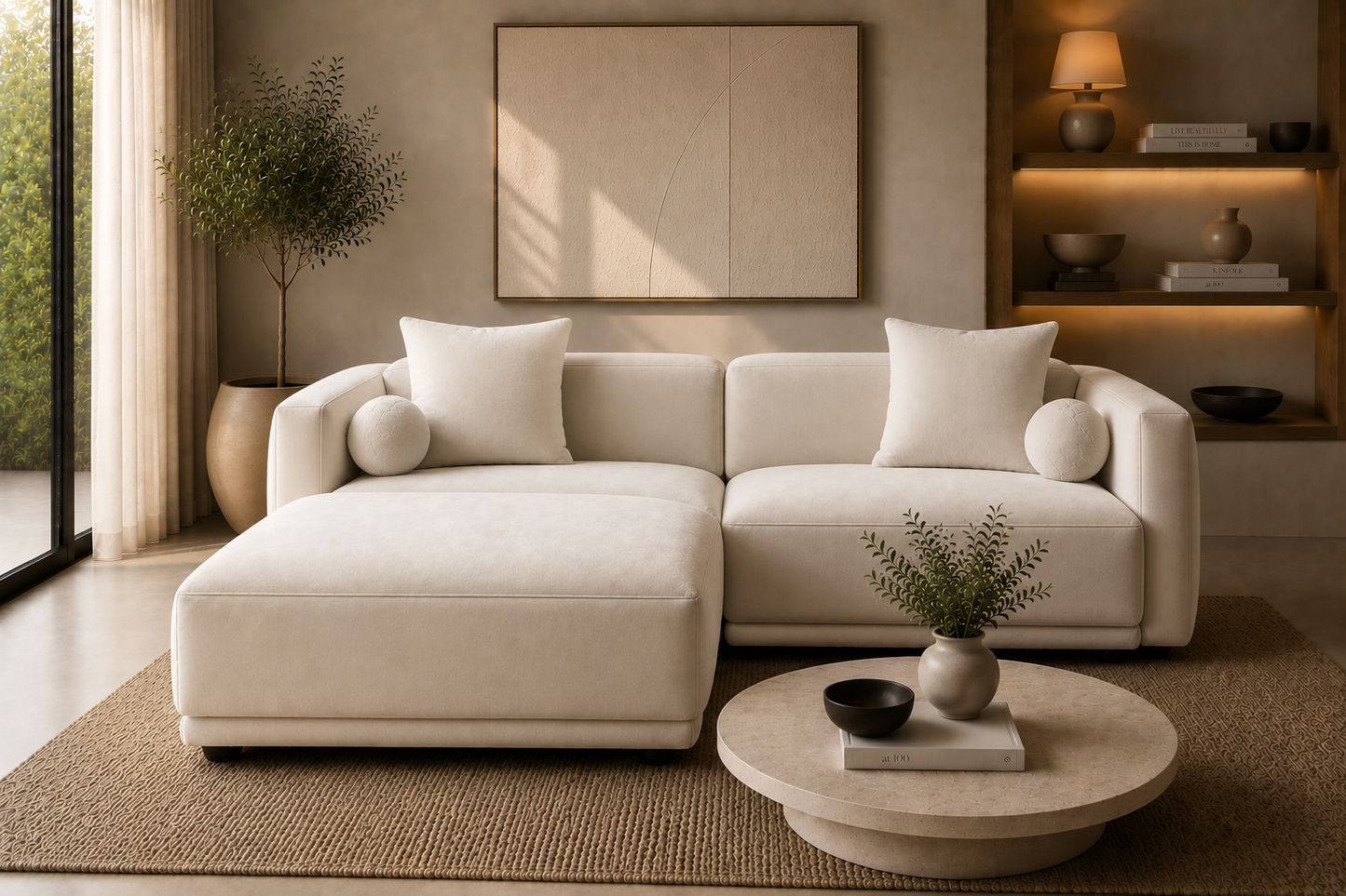 Malibu Sofa + Ottoman - 200 cm de Bay Shore