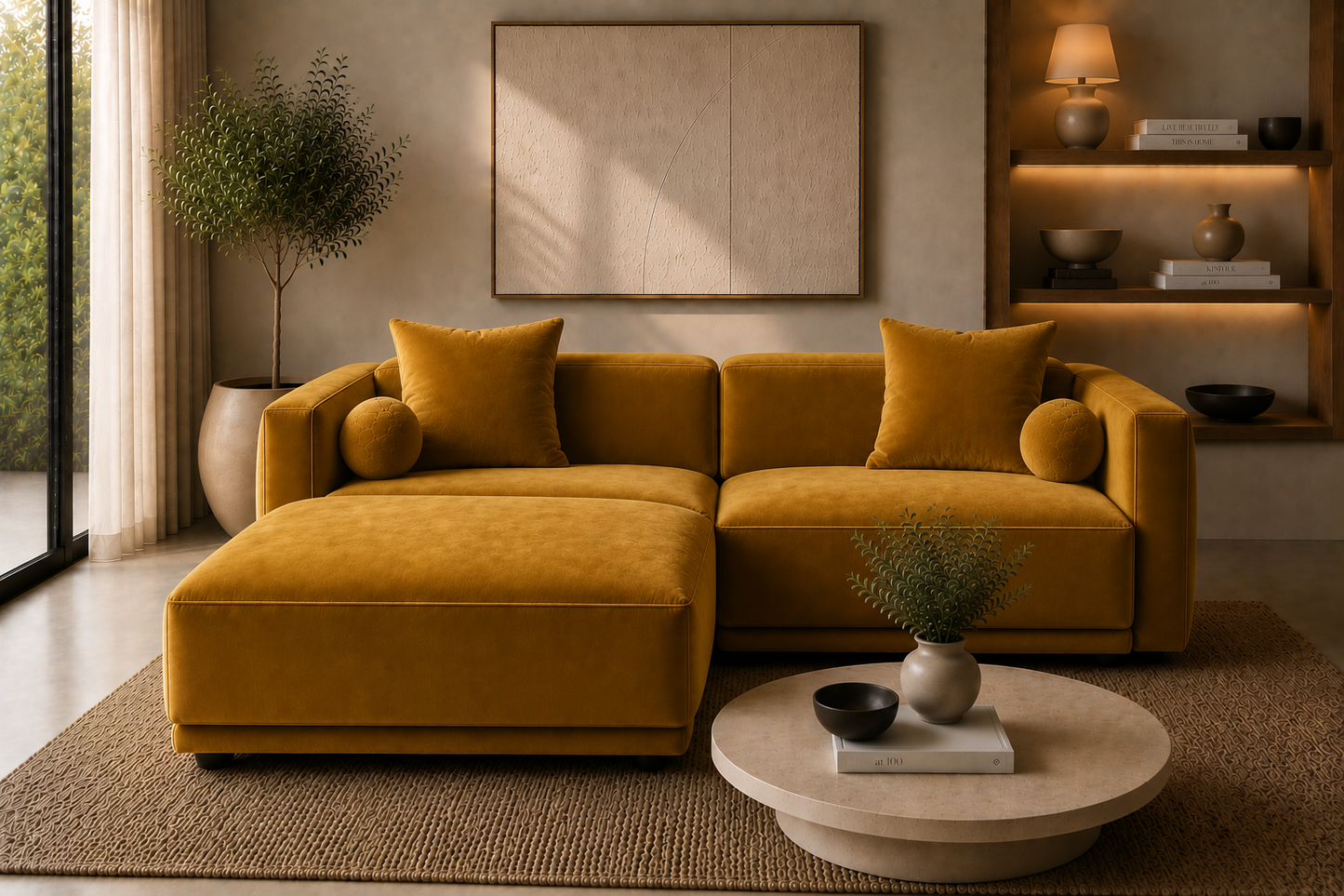 Malibu Sofa + Ottoman - 200 cm de Bay Shore