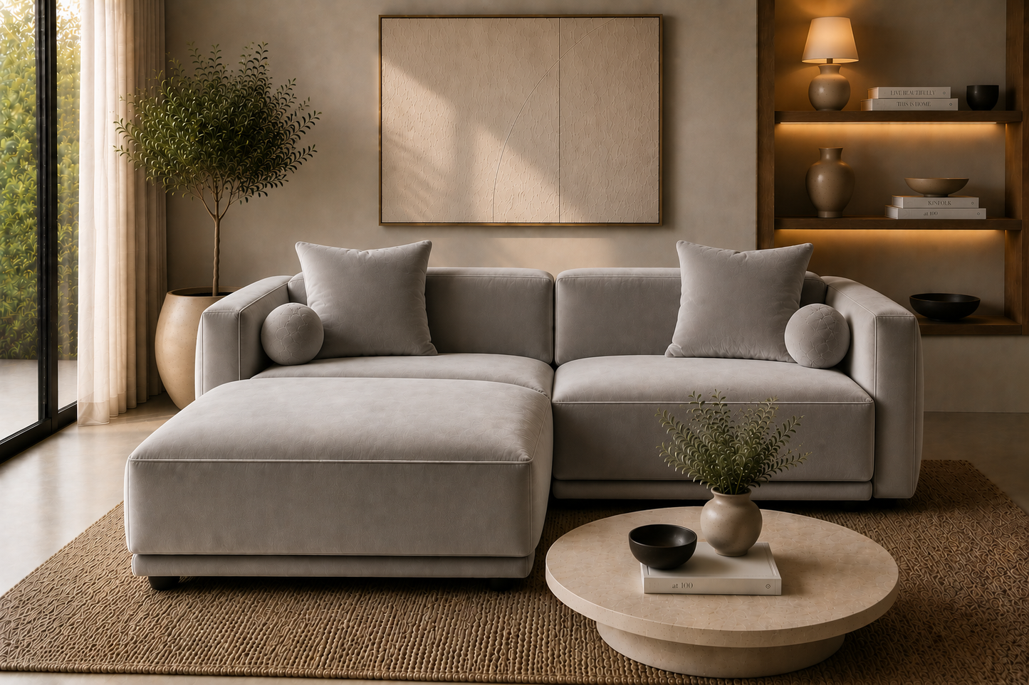 Malibu Sofa + Ottoman - 200 cm de Bay Shore